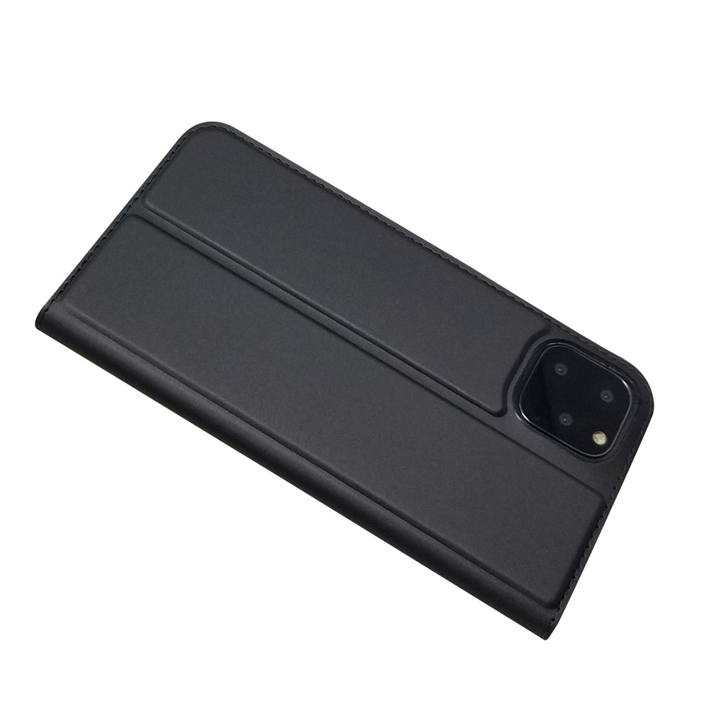 Cuero de Adsorción Magnética Con Estuche de Ranura Para Tarjetas Para Iphone 11 Pro 5.8 Pulgadas - Negro-6