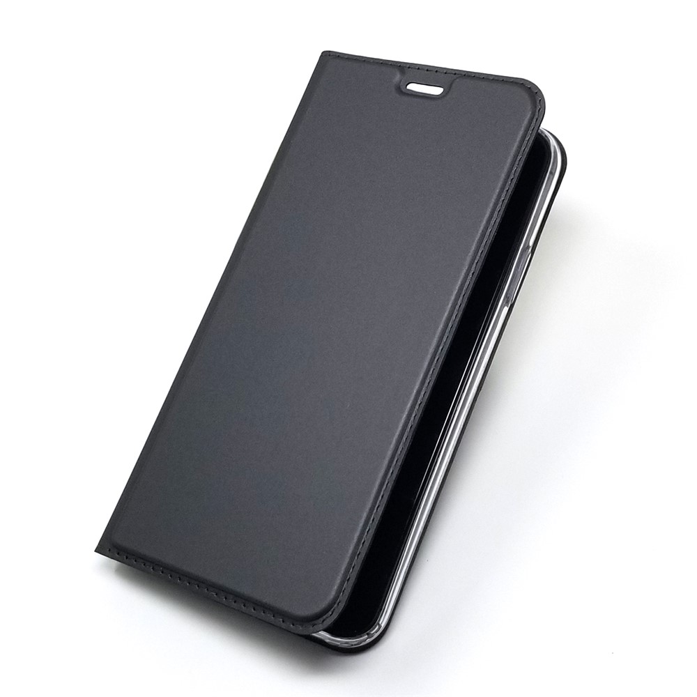 Couro De Adsorção Magnética Com Slot Para Cartão Para Iphone 11 Pro 5,8 Polegadas - Preto-8