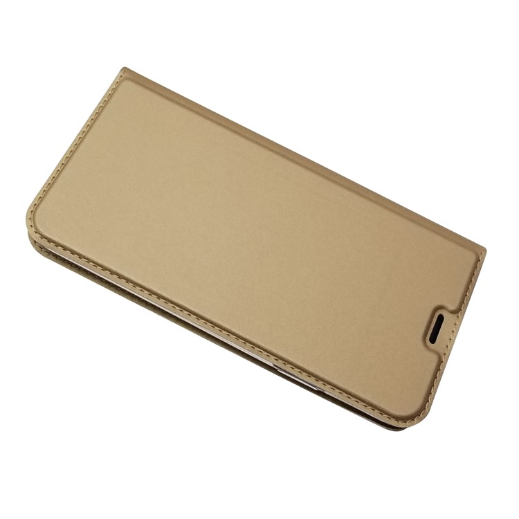 Magnetisches Adsorptionsleder Mit Kartenschlitzkasten Für Iphone 11 Pro 5.8 Zoll - Gold-6