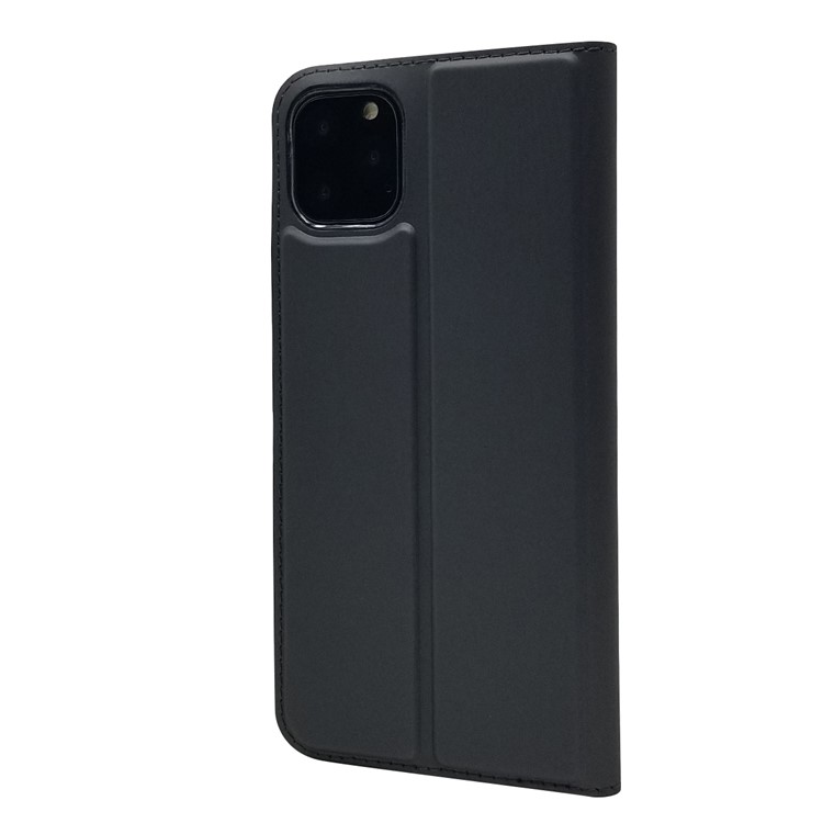 Magnetic Closure Leather Shell for iPhone 11 Pro Max 6.5 inch - Black-3