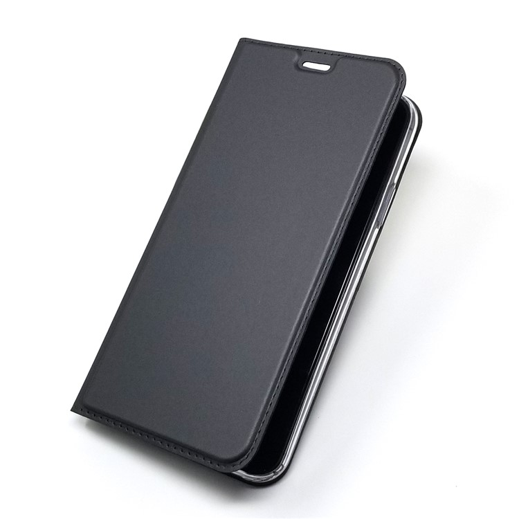 Magnetic Closure Leather Shell for iPhone 11 Pro Max 6.5 inch - Black-8