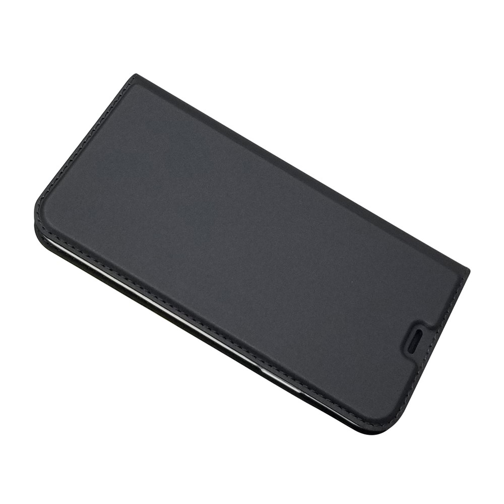 Magnetic Adsorption Leather Card Holder Phone Case for iPhone 11 6.1 inch - Black-4