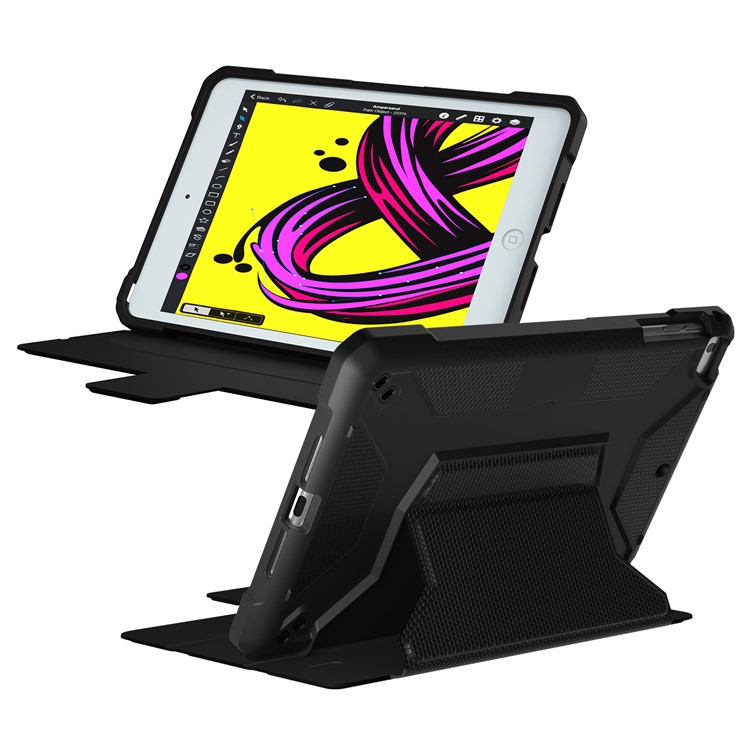 Противоударный Чехол Для Планшета Из Искусственной Кожи Для IPad Mini / Mini 2/3/4 / Mini (2019) 7,9 Дюйма - Черный-18