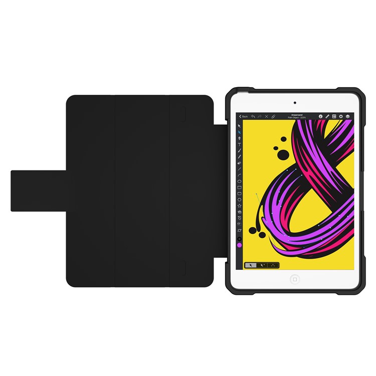 Противоударный Чехол Для Планшета Из Искусственной Кожи Для IPad Mini / Mini 2/3/4 / Mini (2019) 7,9 Дюйма - Черный-19