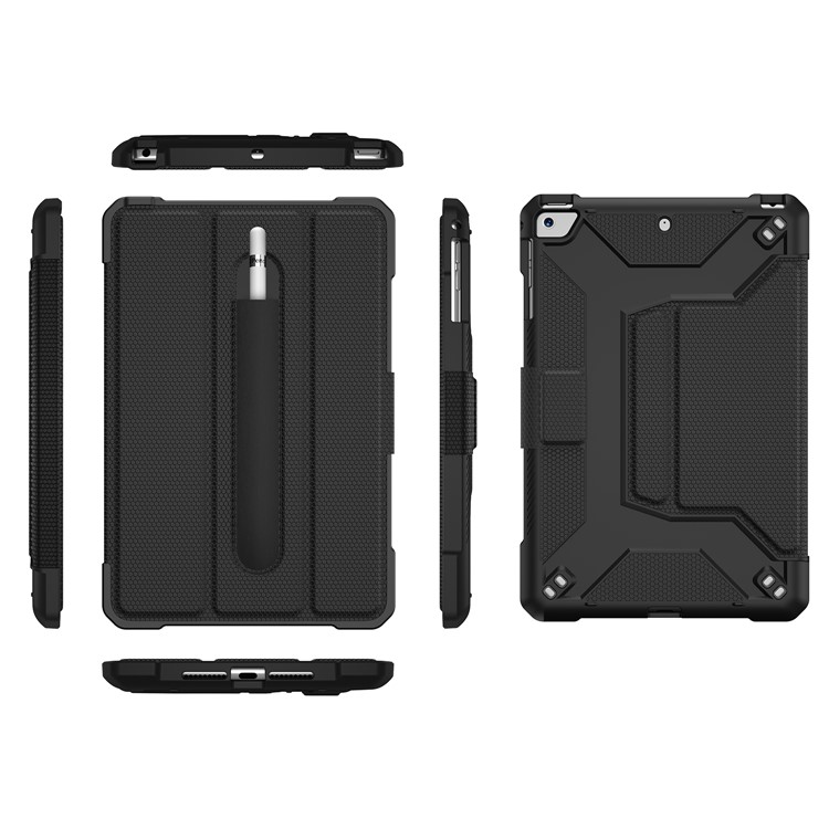 Shockproof PU Leather Stand Tablet Case for iPad Mini/Mini 2/3/4/Mini (2019) 7.9 inch - Black-20