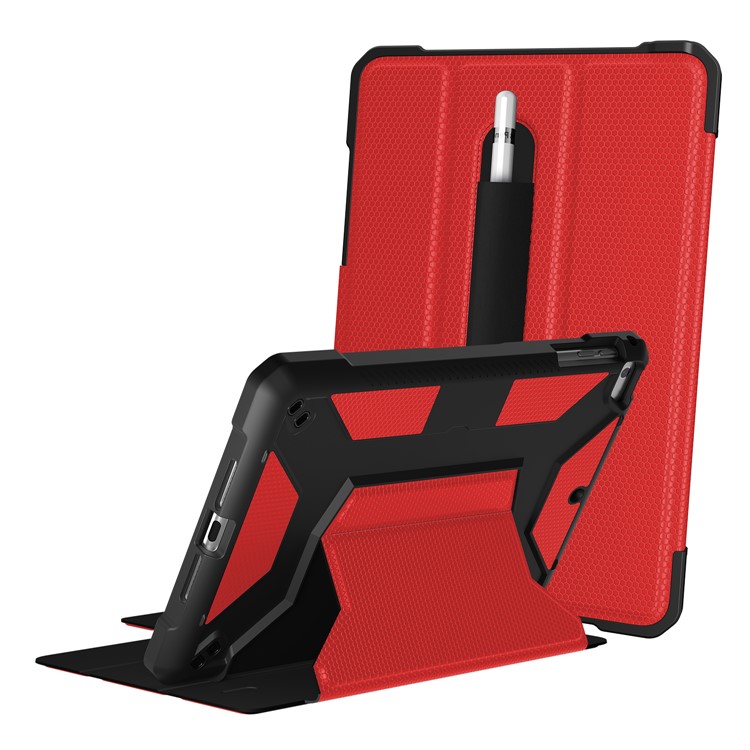 Shockproof PU Leather Stand Tablet Case for iPad Mini/Mini 2/3/4/Mini (2019) 7.9 inch - Red-1