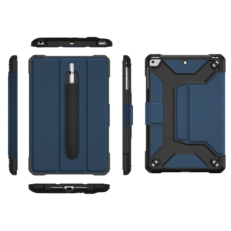 Shockproof PU Leather Stand Tablet Case for iPad Mini/Mini 2/3/4/Mini (2019) 7.9 inch - Dark Blue-20
