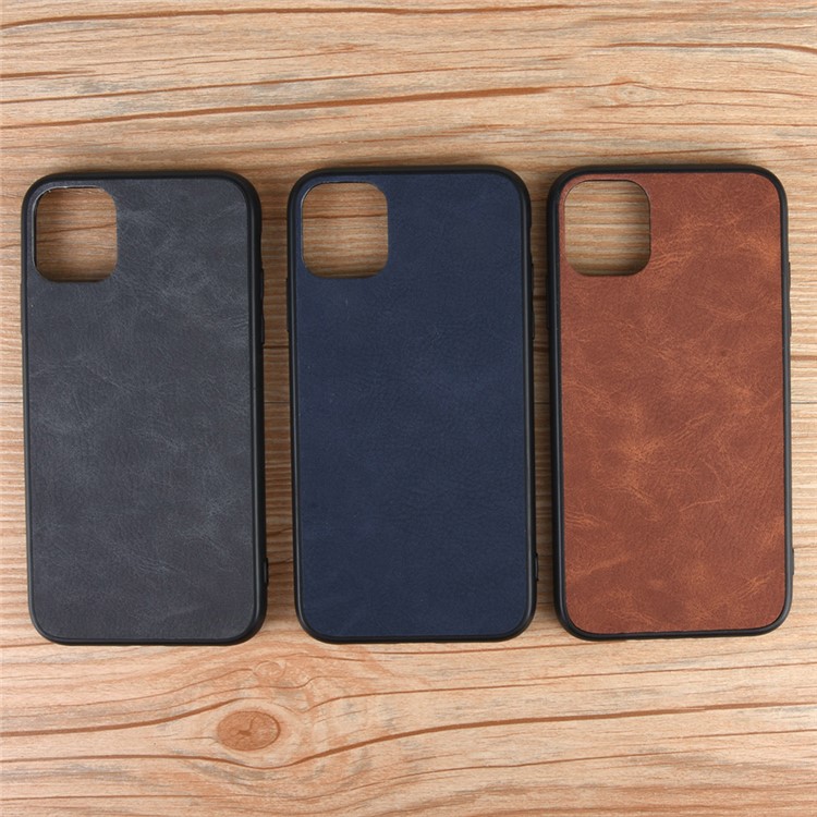 PU Leather Coated PC + TPU Cell Case for iPhone 11 6.1 inch - Black-7