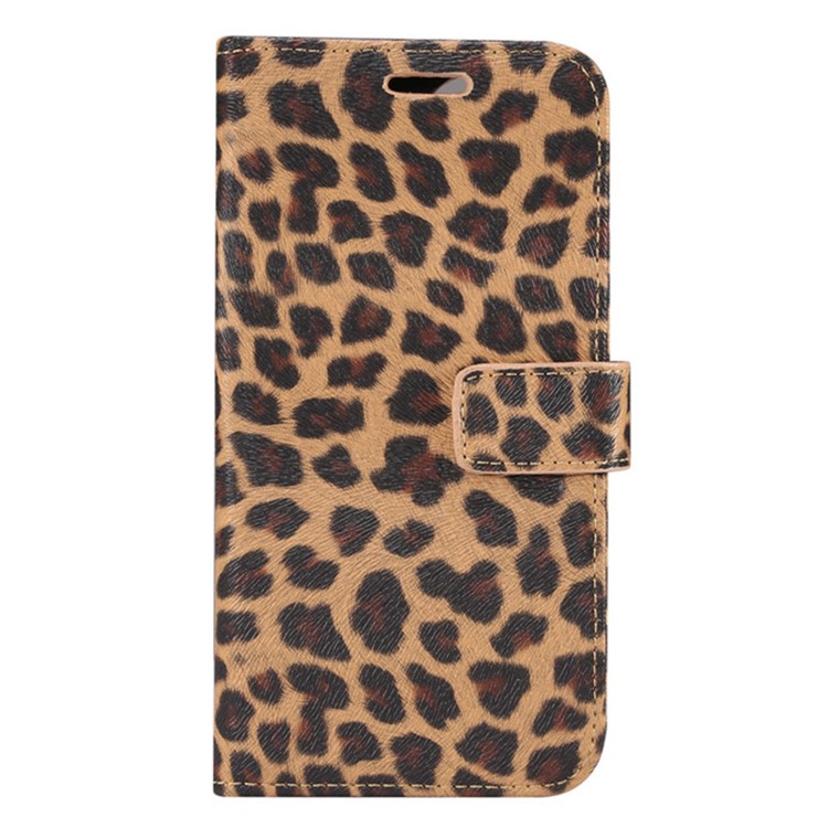 Leopard Texture Stand Case de la Billetera Del Teléfono de Cuero Para Iphone 11 Pro Max 6.5 Pulgadas - Amarillo-6