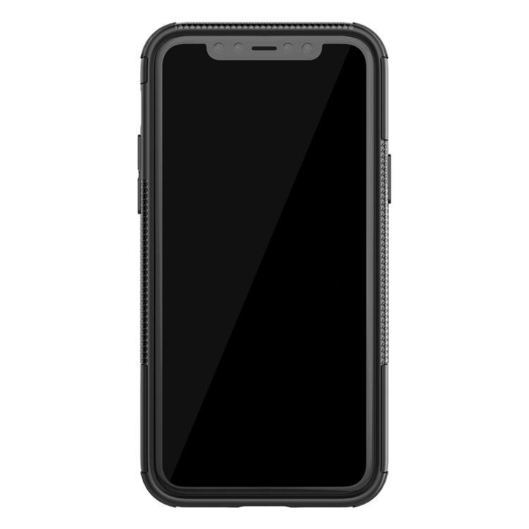 Tyre Pattern PC + TPU Hybrid Tablet Case with Kickstand for iPhone 11 Pro 5.8 inch - Black-4