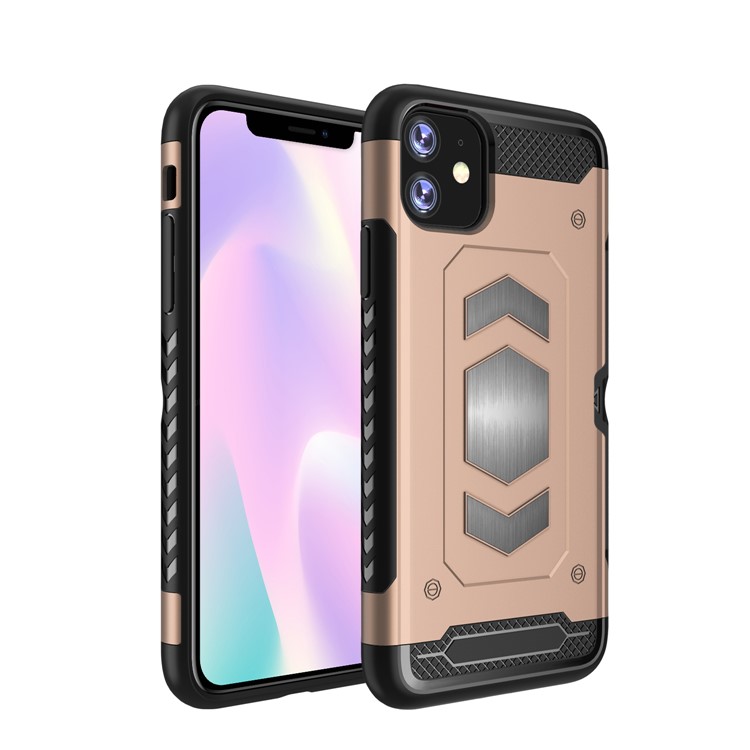 

PC + TPU Комбинированный Чехол Для Iphone 11 Pro Max 6.5 Дюймов - Золото, iPhone 11 Pro Max 6.5 inch