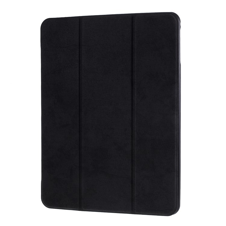 Capa Em TPU Transparente + PC Em Couro Para Tablet Com Slot Para Caneta Para Ipad Air (2013) / Air 2 / Ipad Pro 9.7 Polegadas (2016) / Ipad 9.7 Polegadas (2017) - Preto-2