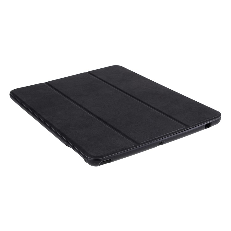 Capa Em TPU Transparente + PC Em Couro Para Tablet Com Slot Para Caneta Para Ipad Air (2013) / Air 2 / Ipad Pro 9.7 Polegadas (2016) / Ipad 9.7 Polegadas (2017) - Preto-5