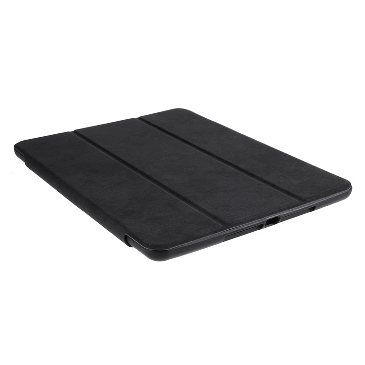 Capa Em TPU Transparente + PC Em Couro Para Tablet Com Slot Para Caneta Para Ipad Air (2013) / Air 2 / Ipad Pro 9.7 Polegadas (2016) / Ipad 9.7 Polegadas (2017) - Preto-6