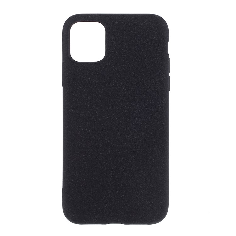 Cubierta Del Teléfono Mate De Doble Cara Para Apple Iphone 11 6.1 Pulgadas - Negro-1