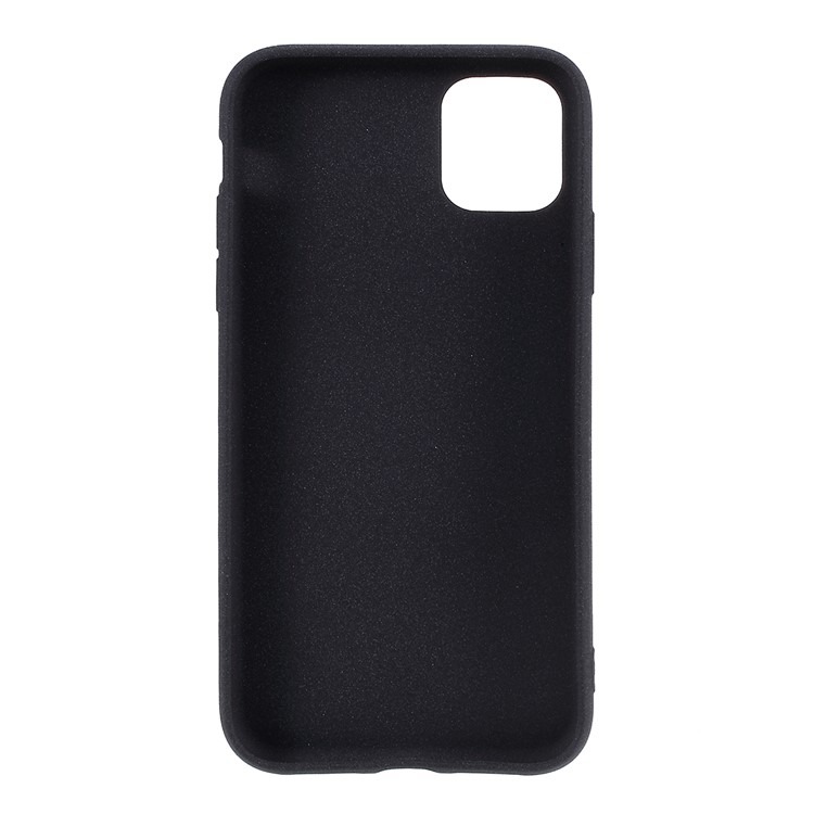 Cubierta Del Teléfono Mate De Doble Cara Para Apple Iphone 11 6.1 Pulgadas - Negro-3