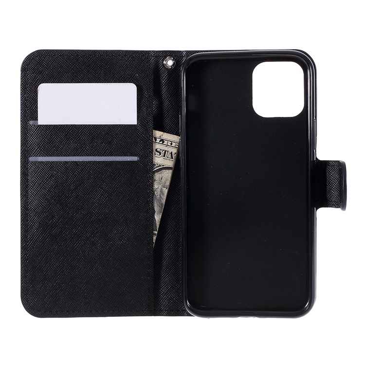 Stylish Pattern Printing Leather Wallet Stand Phone Case for iPhone 11 Pro Max 6.5 inch - Don't Touch My Phone-7