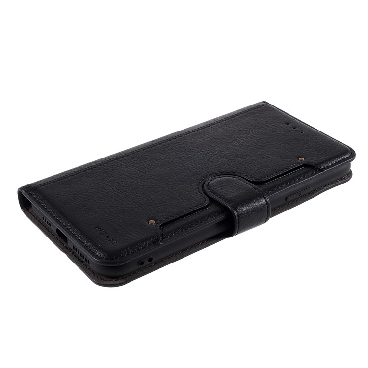 KAIYUE PU Leather Wallet Phone Case Stand Protective Cover for iPhone 11 Pro Max 6.5 inch - Black-4