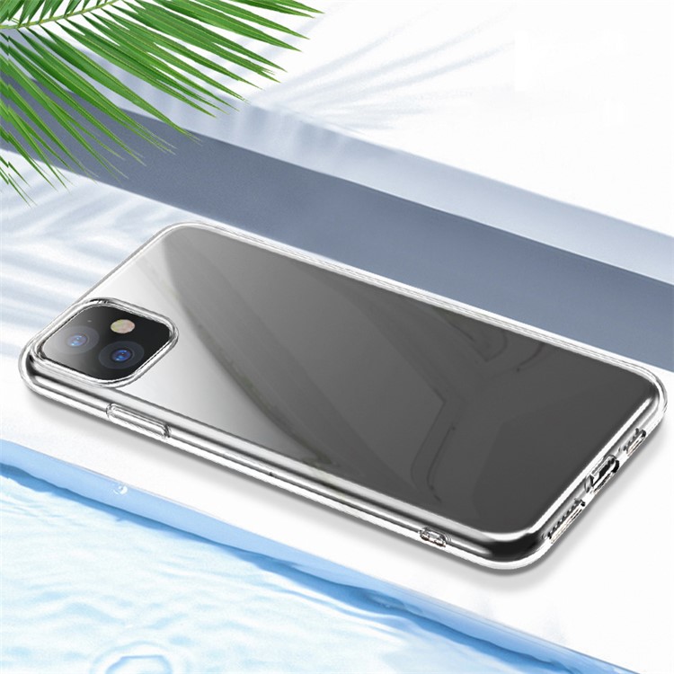 X-LEVEL Oxygen Series Soft TPU Phone Cover Shell for iPhone 11 6.1 inch (2019) - Transparent-1