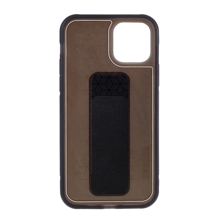 ROAR Aura Series TPU Cover with PU Leather Kickstand for iPhone 11 Pro 5.8-inch - Brown-3