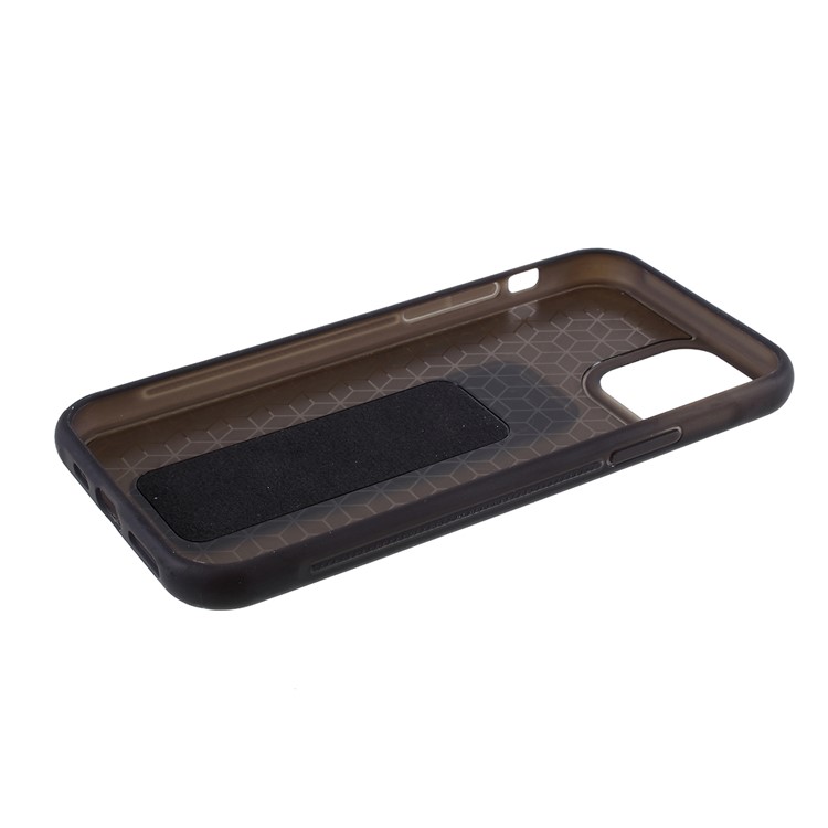 ROAR Aura Series TPU + PU Leather + PC Kickstand Phone Case for iPhone 11 Pro Max 6.5 inch (2019) - Black-8