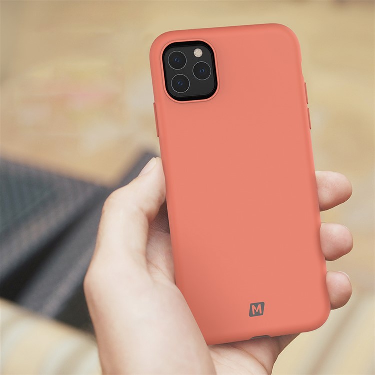 Soft Liquid Silicone Phone Back Cover for iPhone 11 Pro 5.8-inch - Red-2