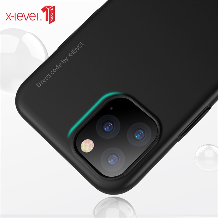 X-LEVEL Knight Series Matte Hard PC Protective Case for iPhone 11 Pro Max 6.5 inch (2019) - Black-4