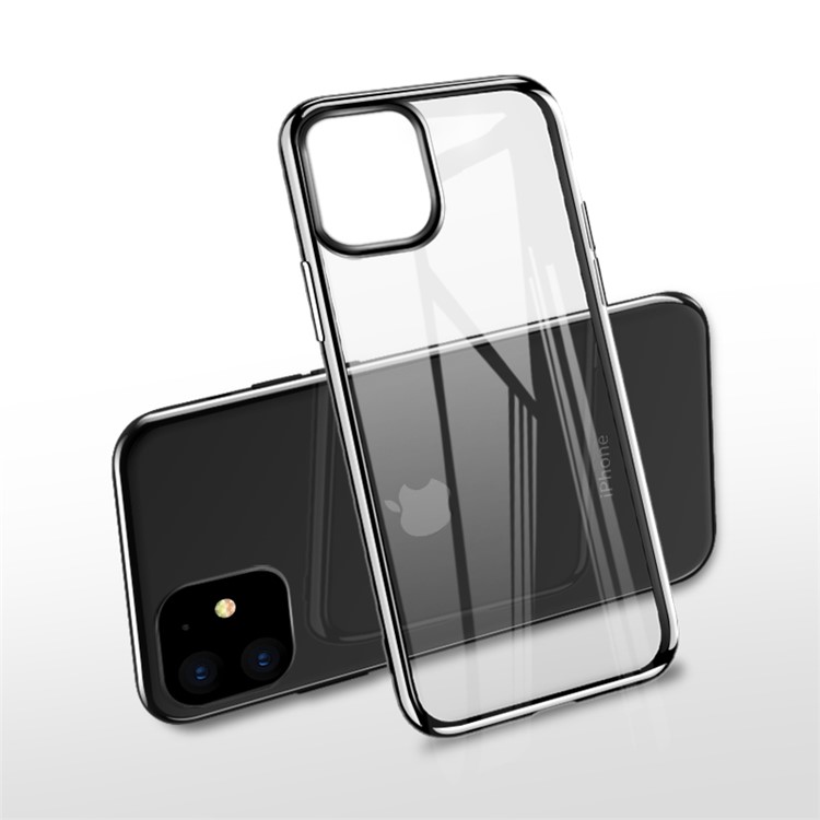 

X-LEVEL Гальваническая Мягкая TPU Телефонная Оболочка Для Iphone 11 6.1 Дюймов (2019) - Черный, iPhone 11 6.1 inch