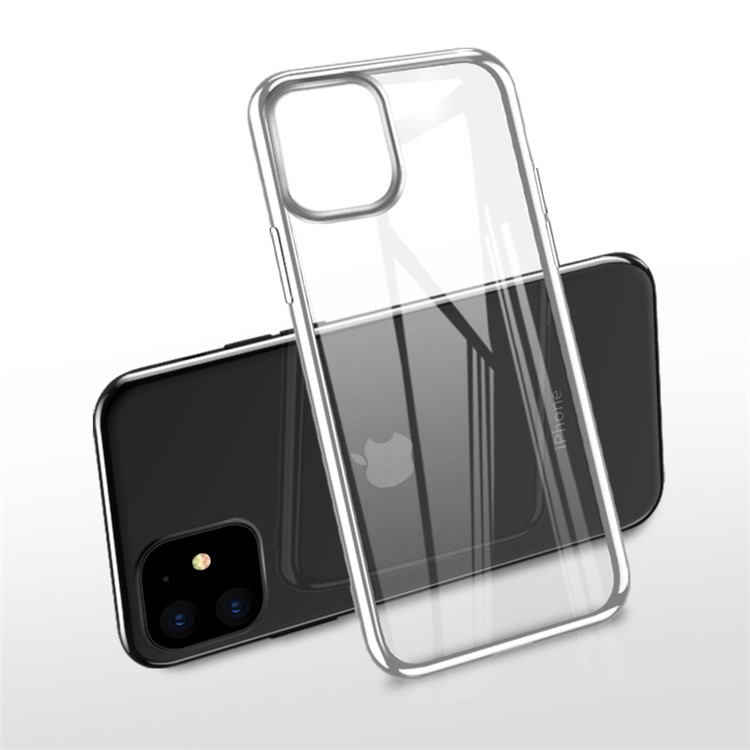 

X-LEVEL Electroplating Soft TPU Phone Shell for iPhone 11 6.1 inch (2019) - Silver, iPhone 11 6.1 inch