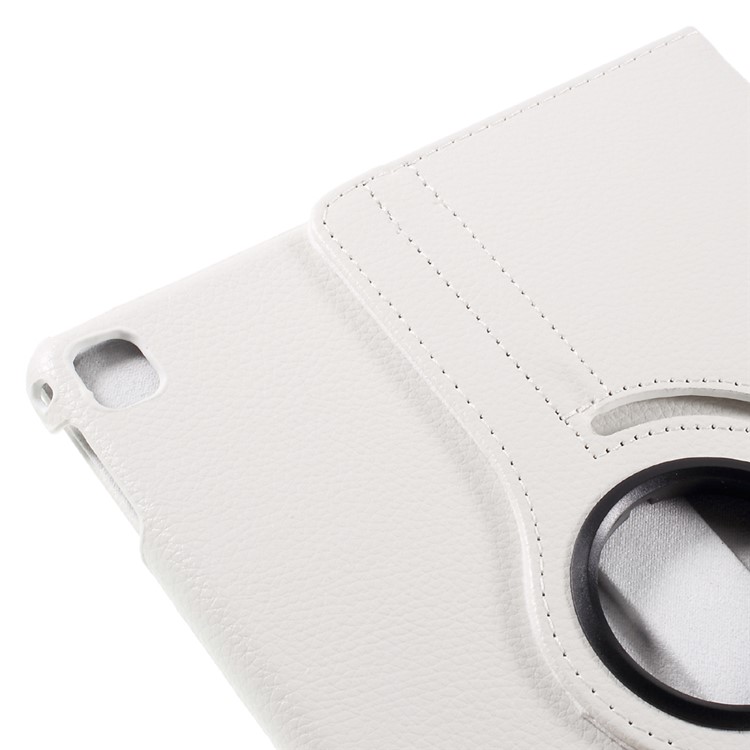 Litchi Texture Rotary Stand Leather Case Cover for iPad Pro 9.7-inch - White-10