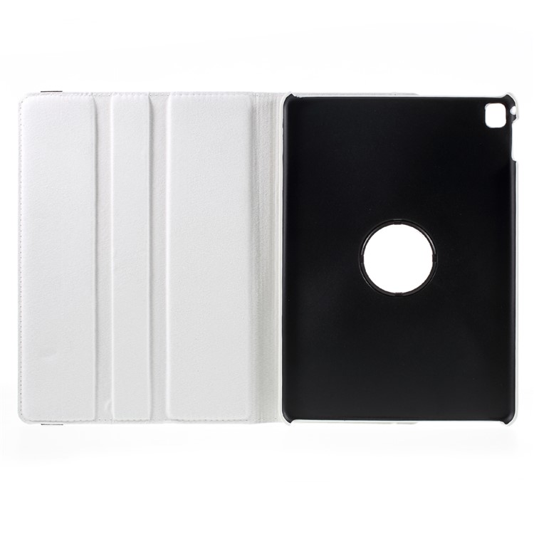 Litchi Texture Rotary Stand Leather Case Cover for iPad Pro 9.7-inch - White-11