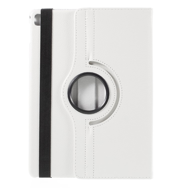 Litchi Texture Rotary Stand Leather Case Cover for iPad Pro 9.7-inch - White-3
