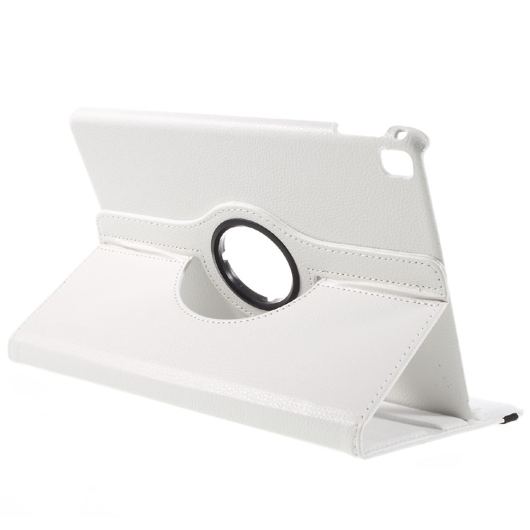 Litchi Texture Rotary Stand Leather Case Cover for iPad Pro 9.7-inch - White-6