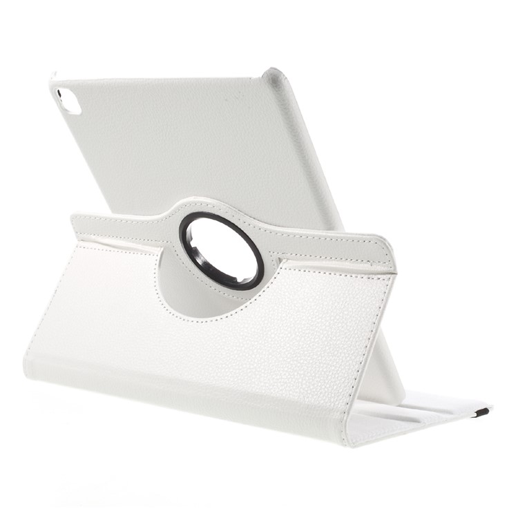 Litchi Texture Rotary Stand Leather Case Cover for iPad Pro 9.7-inch - White-8