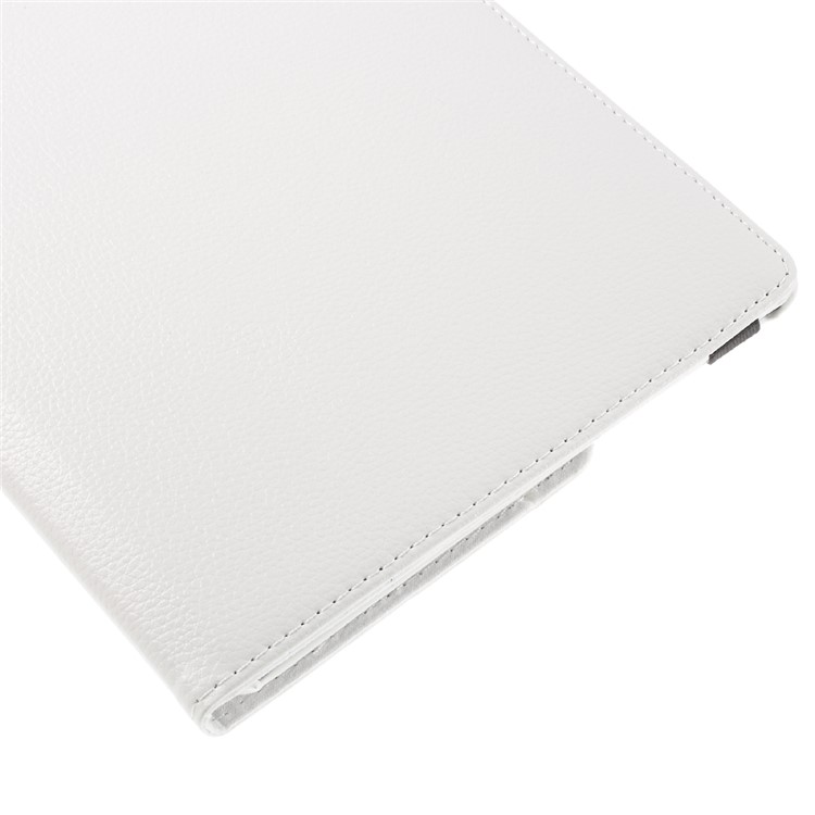 Litchi Texture Rotary Stand Leather Case Cover for iPad Pro 9.7-inch - White-9