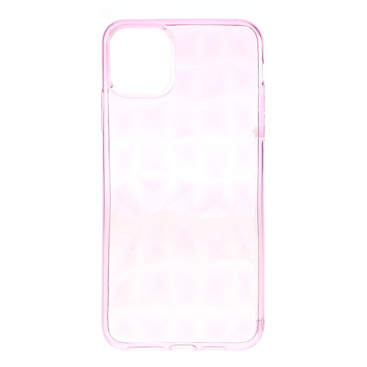 

3D Ромбовидный Мягкий Чехол Из ТПУ Для Iphone 11 Pro Max 6,5 Дюймов - Пурпурный, iPhone 11 Pro Max 6.5 inch