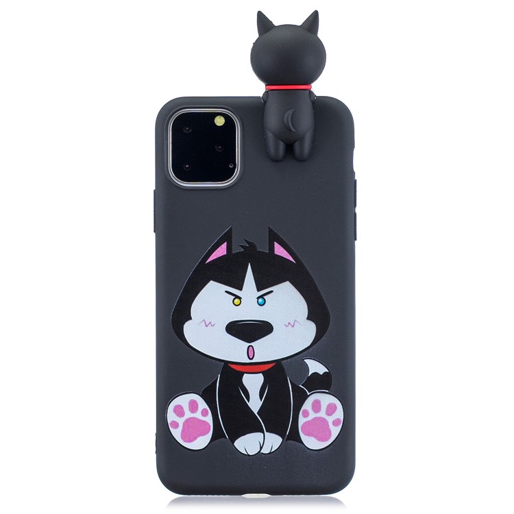 3D Doll Decor Pattern Printing TPU Phone Cover for Apple iPhone 11 Pro 5.8 inch - Black-2