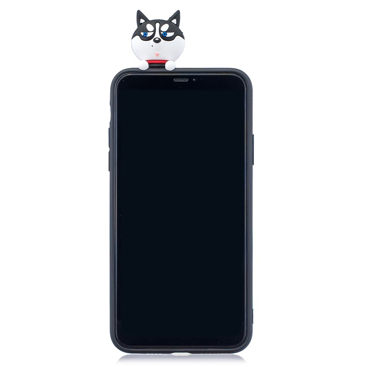 3D Doll Decor Pattern Printing TPU Phone Cover for Apple iPhone 11 Pro 5.8 inch - Black-3