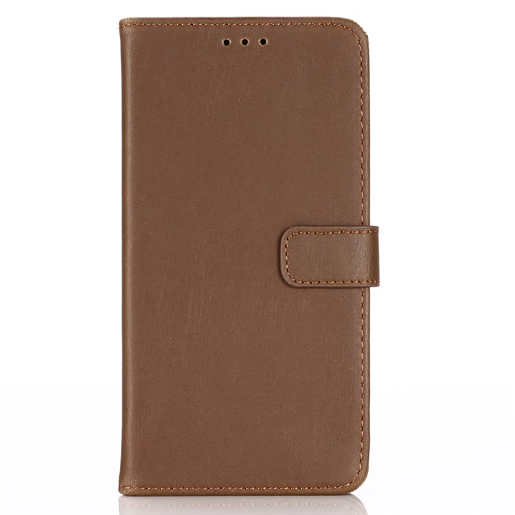 Crazy Horse Texture Retro Leather Flip Case for iPhone 11 6.1-inch - Brown-2