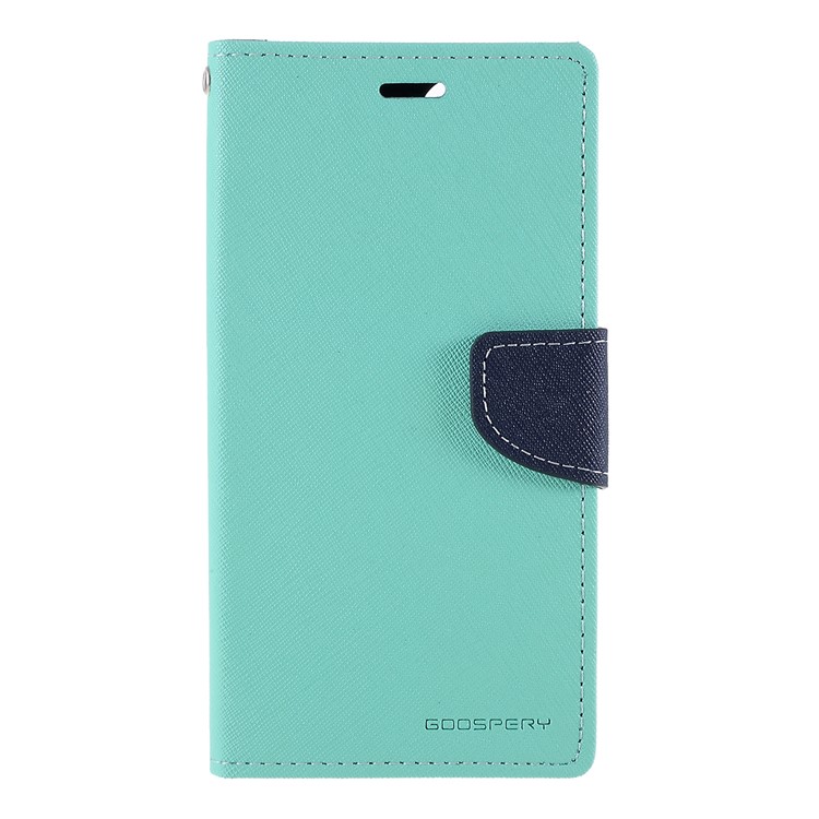 MERCURY GOOSPERY Phantasie Tagebuch Leder Brieftasche Cover Handyhülle Für IPhone 11 6,1 Zoll - Cyan-1