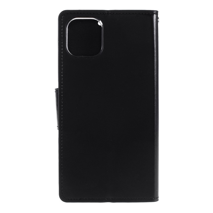 MERCURY GOOSPERY Sonata Diary Leather Wallet Stand Casing for iPhone 11 Pro Max 6.5-inch - Black-3