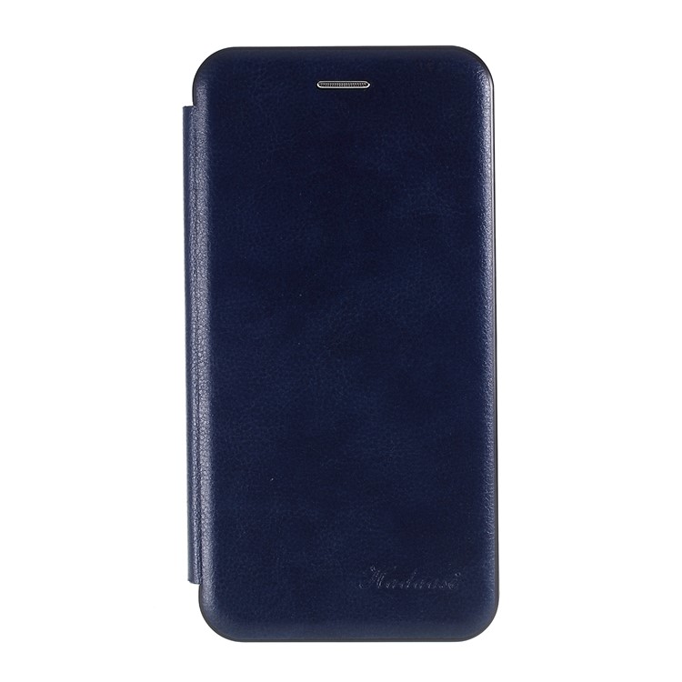 

Auto-absorbed Shell Style PU Leather Stand Case with Card Holder for iPhone XS Max 6.5 inch - Blue, iPhone XS Max 6.5 inch