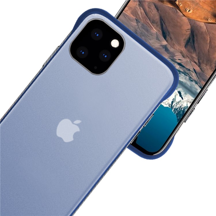 NXE Clear Series Matte PC Back Phone Case for Apple iPhone 11 Pro Max 6.5 inch - Blue-5
