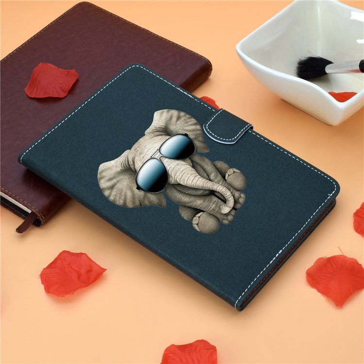 Universal Pattern Printing Leather Tablet Cover for iPad mini (2019) 7.9 inch/mini 4 3 2 1 - Elephant-14