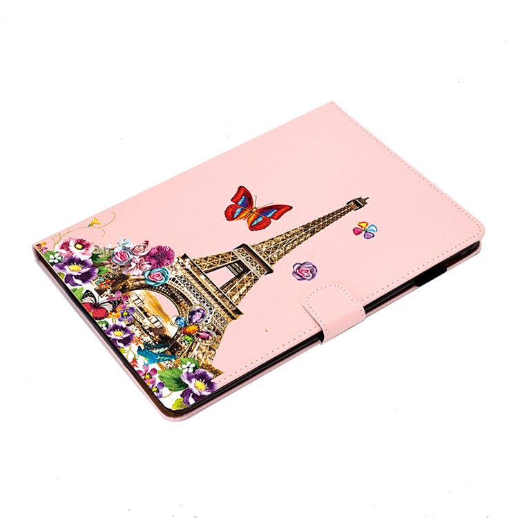 Universal Pattern Printing Leather Tablet Cover for iPad 9.7-inch (2017)/(2018)/iPad Air (2013)/Air 2 - Tower-5