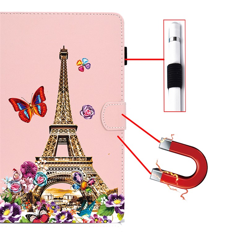 Universal Pattern Printing Leather Tablet Cover for iPad 9.7-inch (2017)/(2018)/iPad Air (2013)/Air 2 - Tower-8