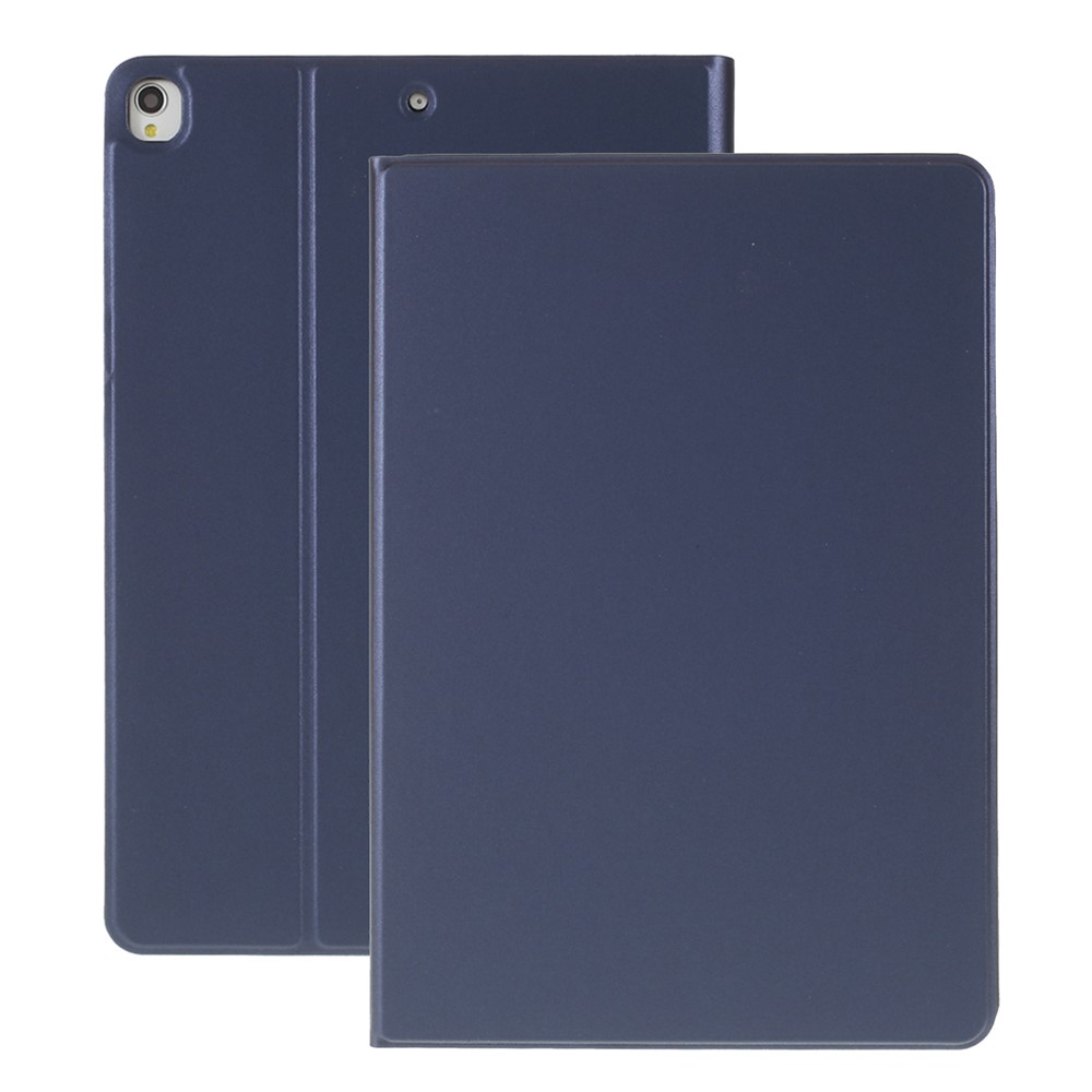 PU Leather Folio Protective Tablet Cover for iPad 10.2 (2021) / (2020) / (2019) / Air 10.5 inch (2019) / iPad Pro 10.5-inch (2017) - Dark Blue