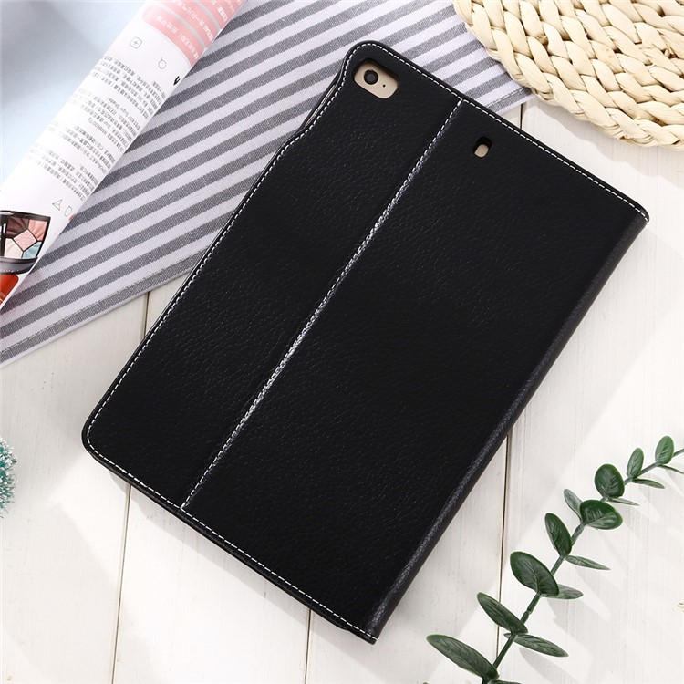 GEBEI Litchi Skin Leather Stand Case with Card Slots for iPad mini (2019) 7.9 inch - Black-17