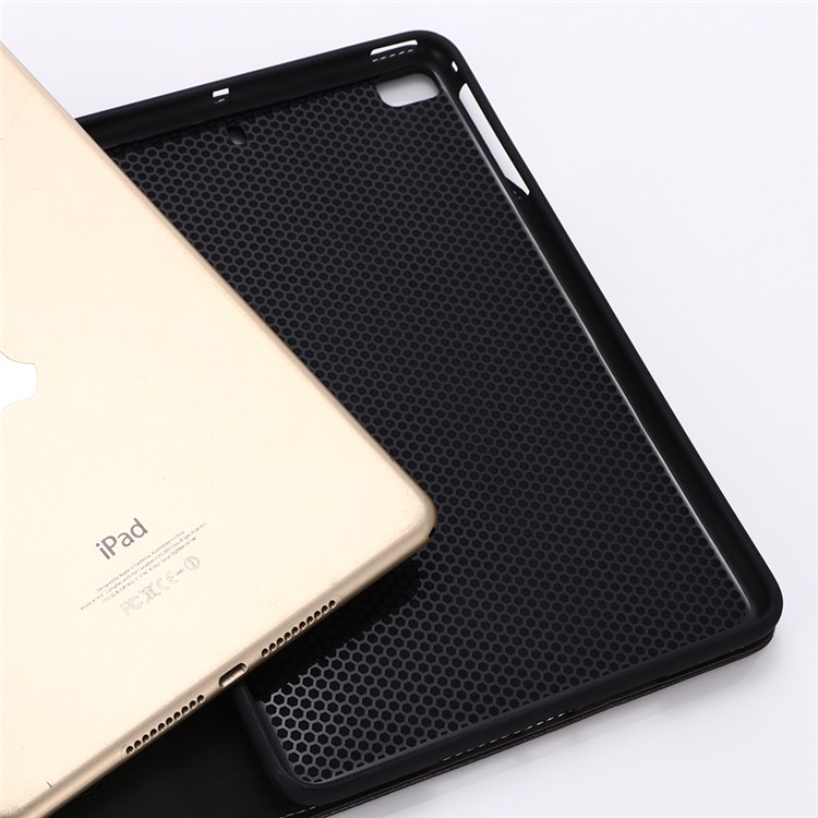 GEBEI Litchi Skin Leather Stand Case with Card Slots for iPad mini (2019) 7.9 inch - Black-18