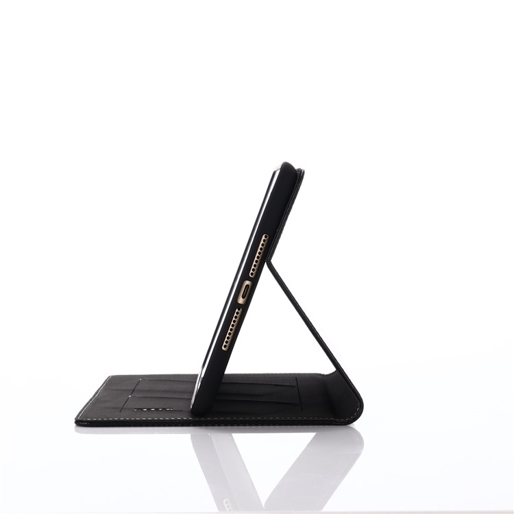 GEBEI Litchi Skin Leather Stand Case with Card Slots for iPad mini (2019) 7.9 inch - Black-7